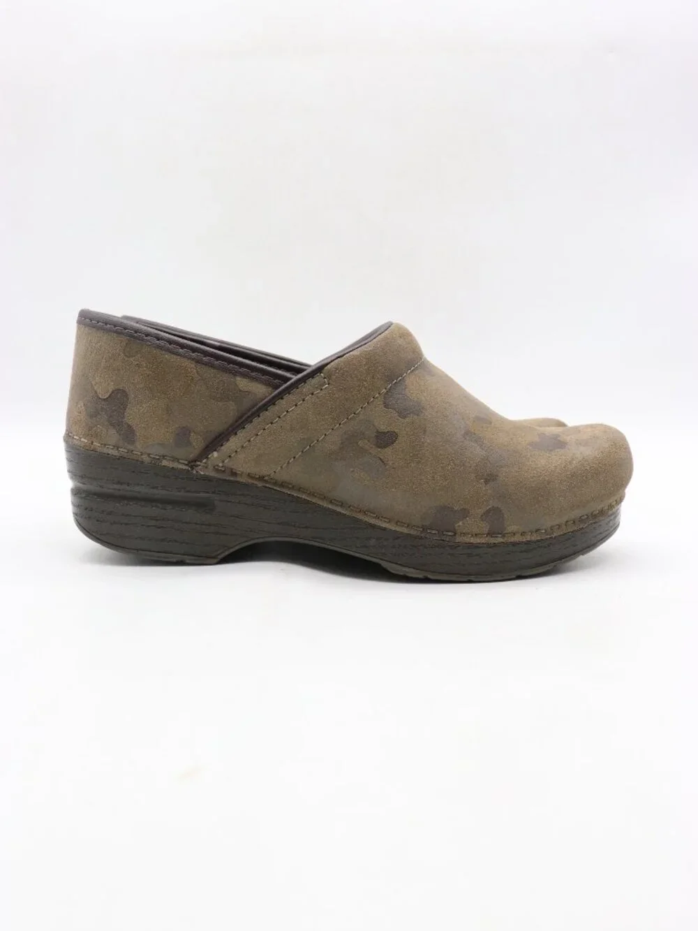 Dansko Professional Clog Camo Suede Women's Size EU 38 US 7.5 - 8